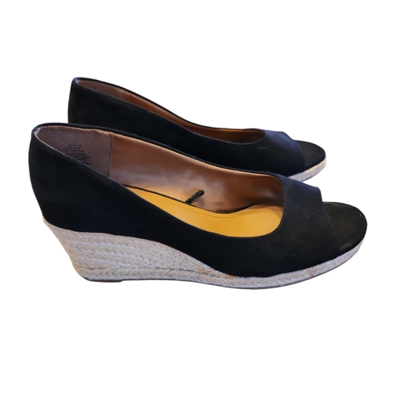 H&M Twine Wedge Heel Peep Toe Size 40 - Picture 2 of 8